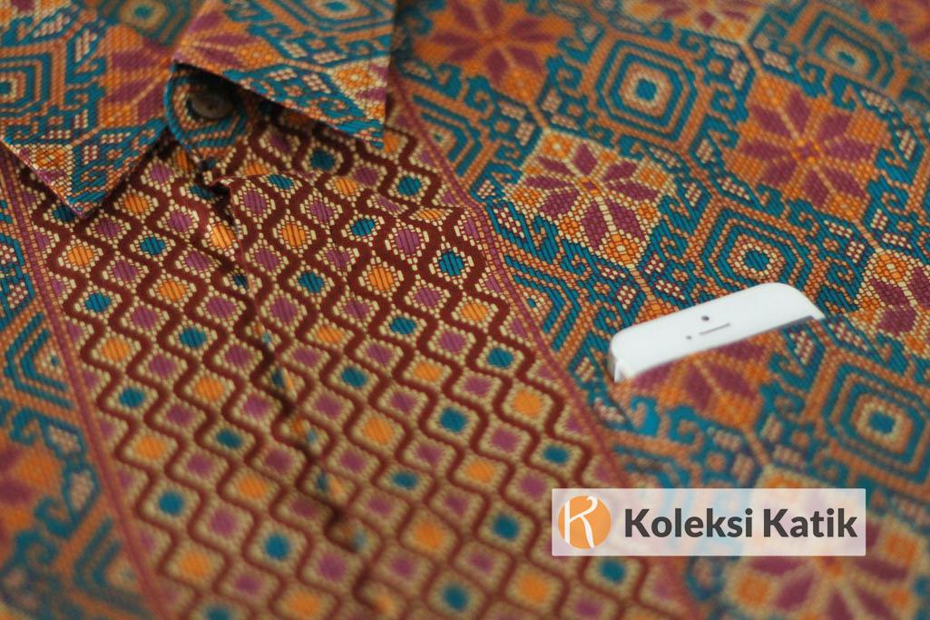 Kemeja Batik Padang Tosca | Khas Padang | KoleksiKatik.com